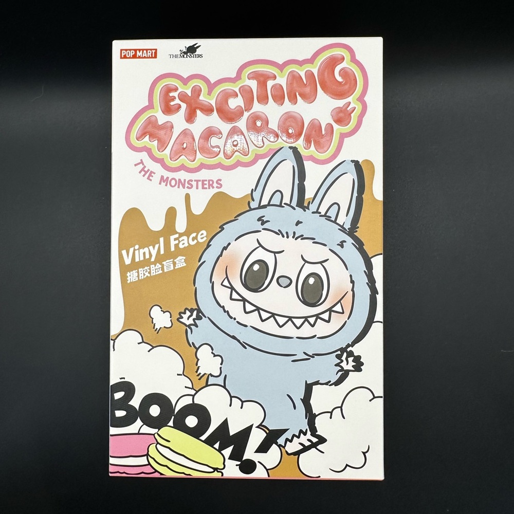 Labubu Exciting Macaron Vinyl Face Plushie - Sea Salt Coconut